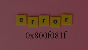 error 0x800f081f